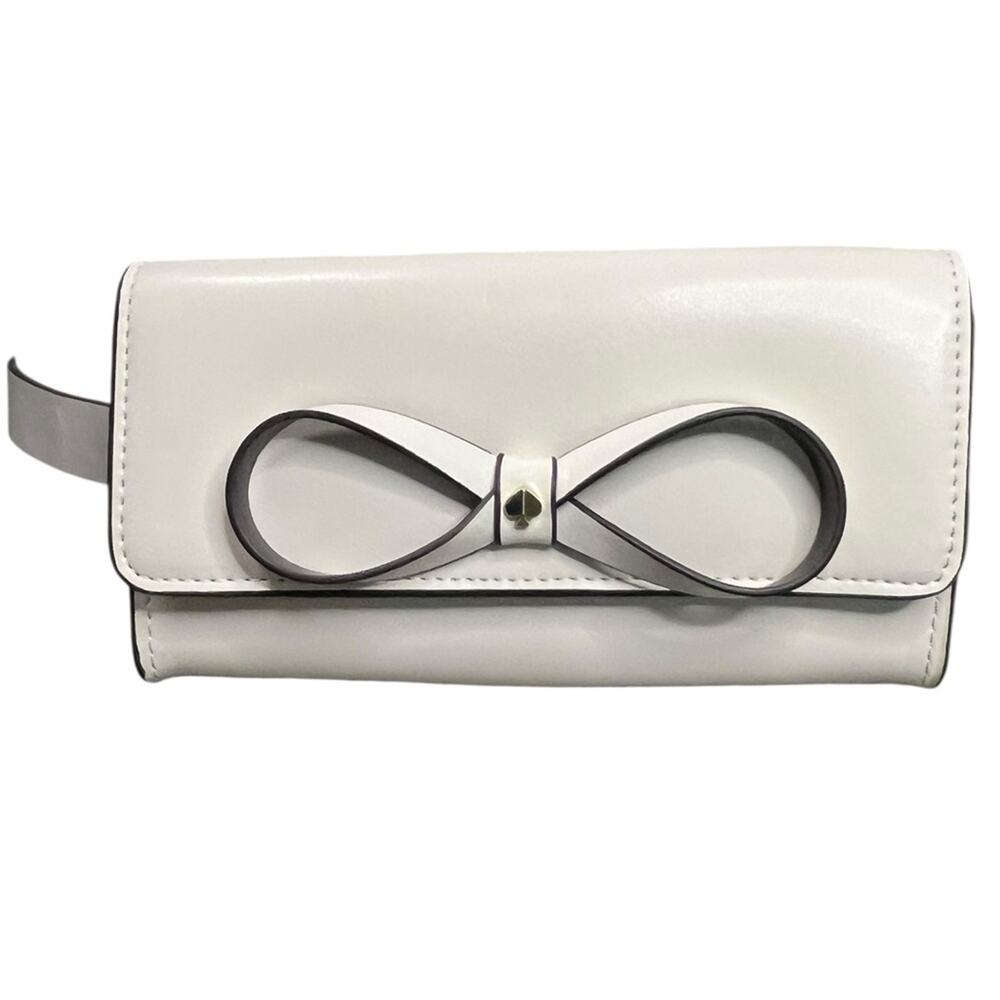 NWOT KATE SPADE New York White Leather‎ Adjustable Belt Bag White S/M